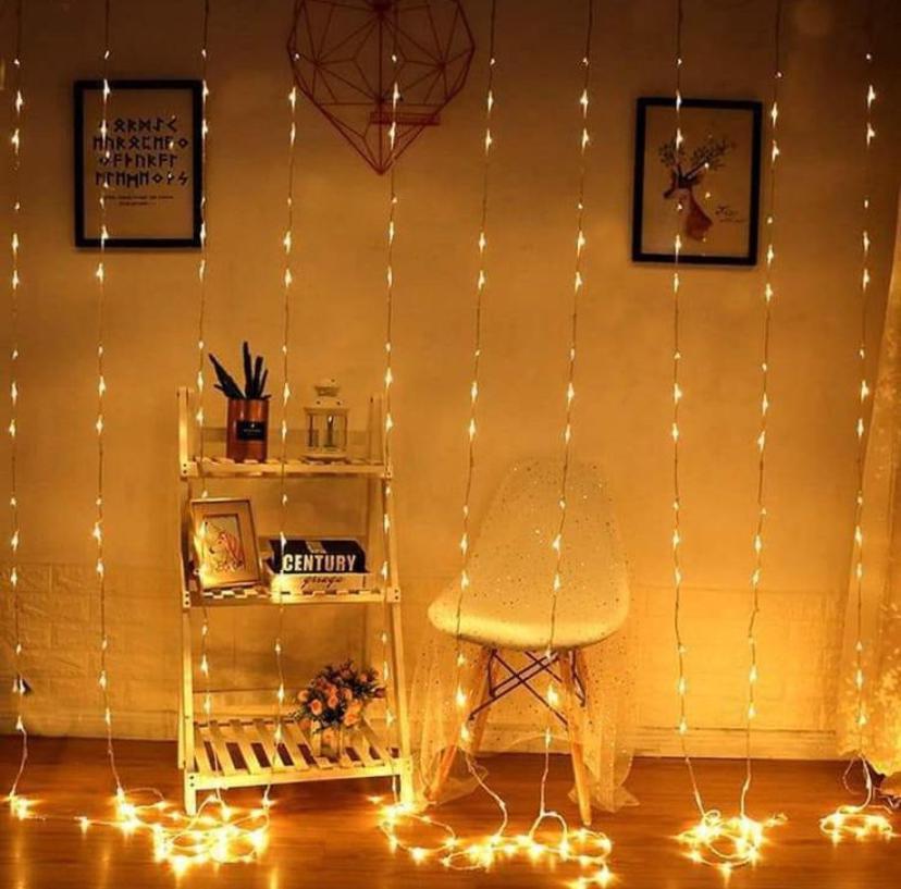 شلال كبير 3 متر ب 3 متر متوفر ابيض / ملون / ذهبي