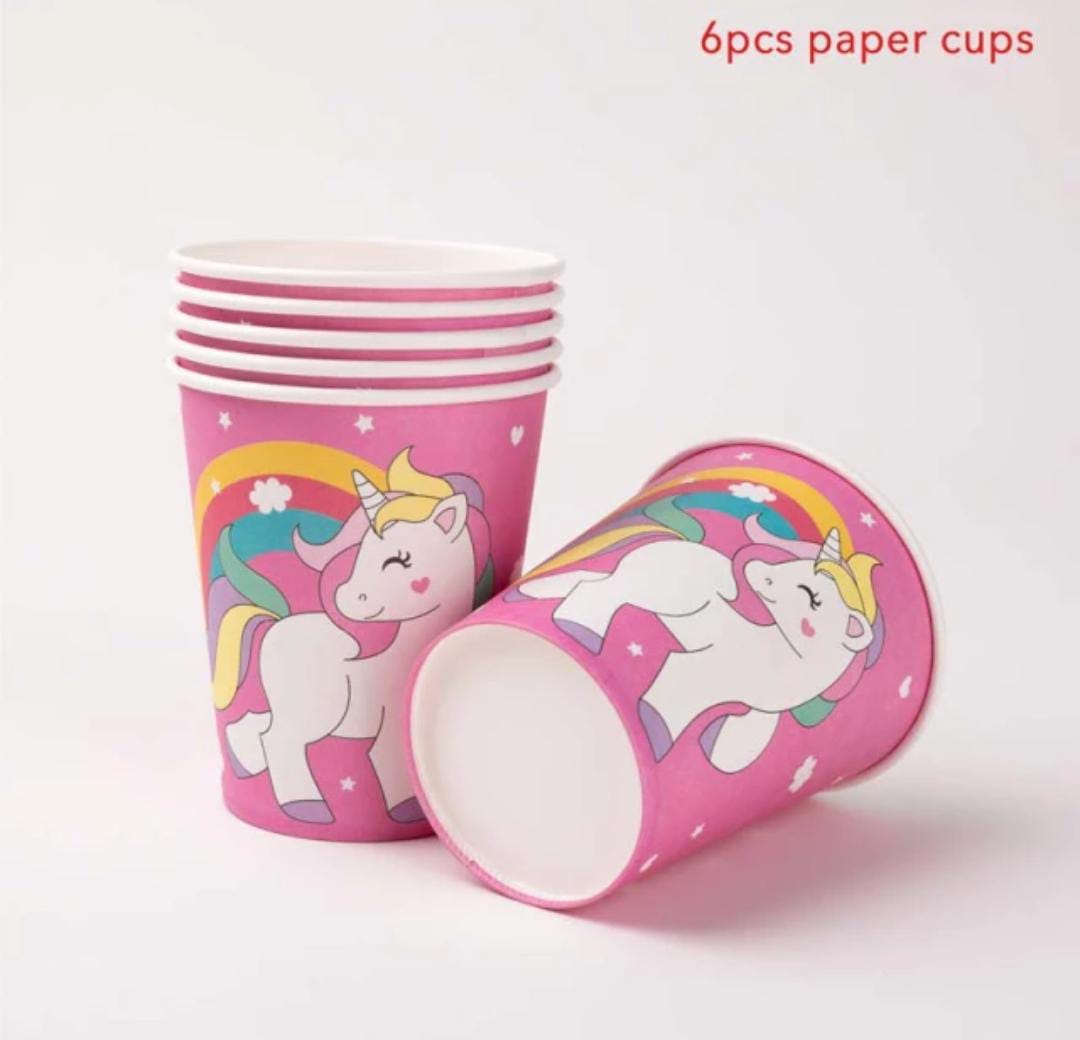 كاسات يونكورن يحتوي ع 10 كاسات