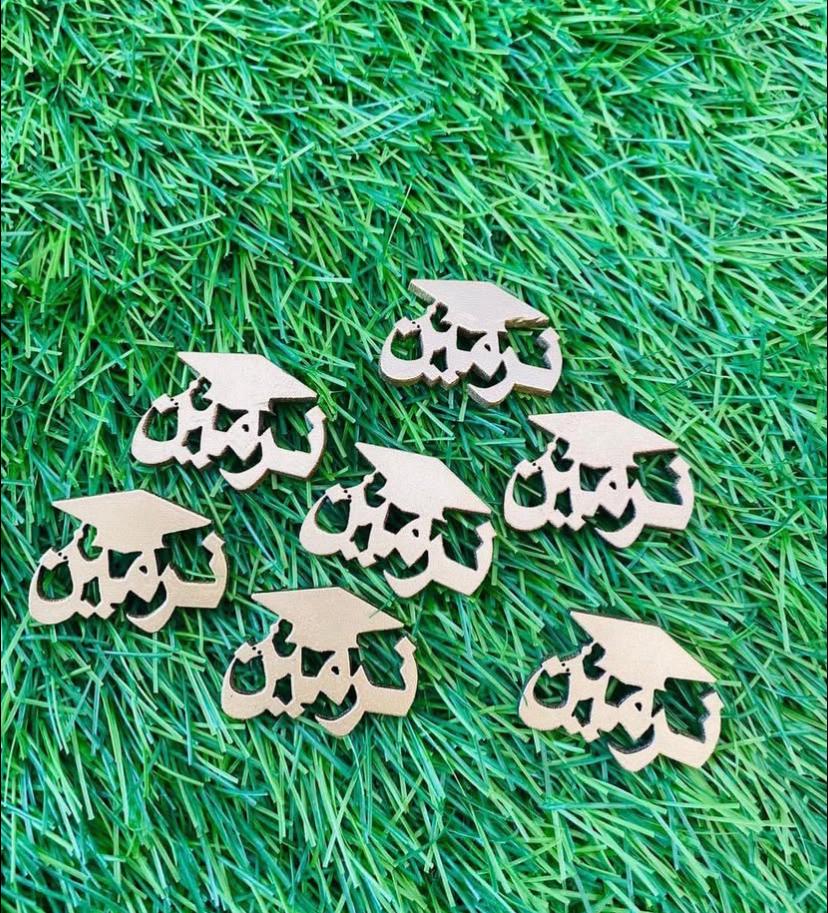 اسماء خشب صغيرة للتوزيعات والشوكلاتة