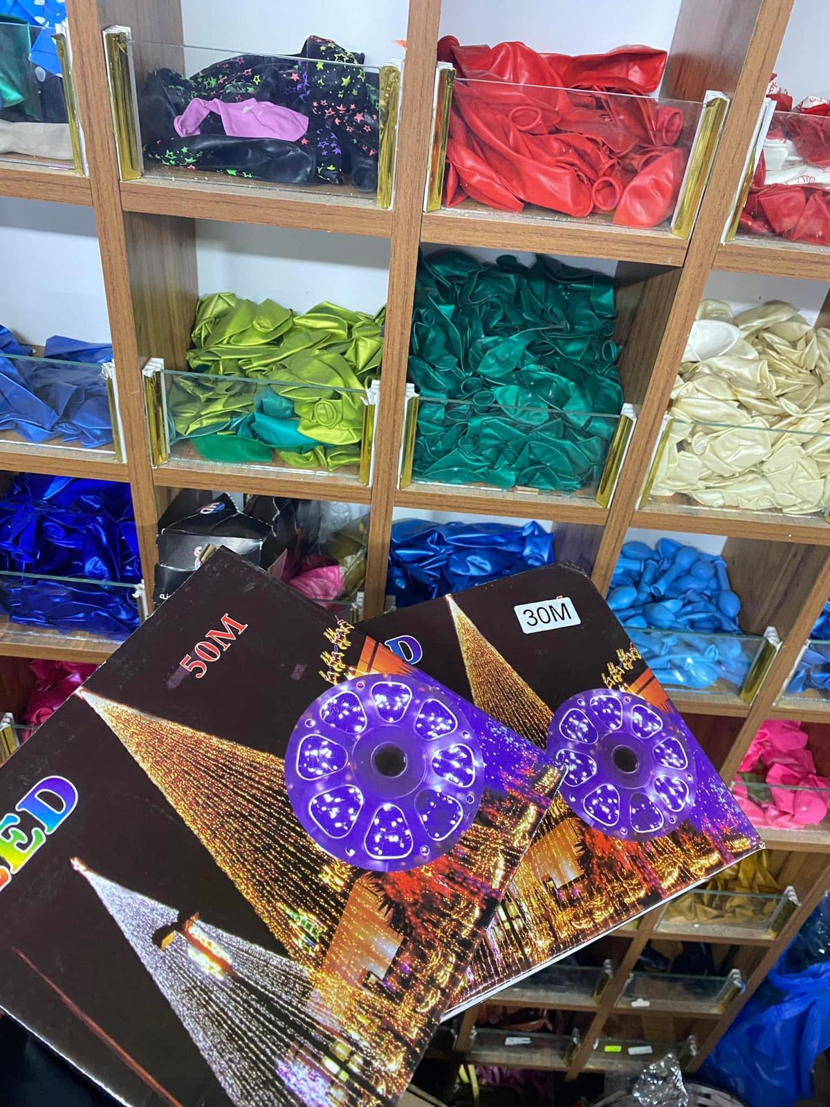 حبل زينة كبير 50 متر ذهبي