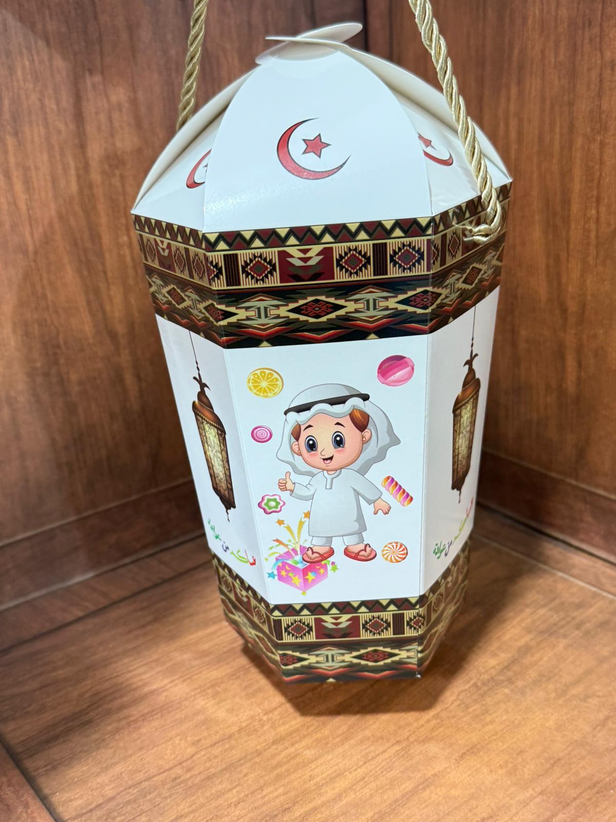 توزيعات كرتون سداسي حجم كبير (شكل ولد)