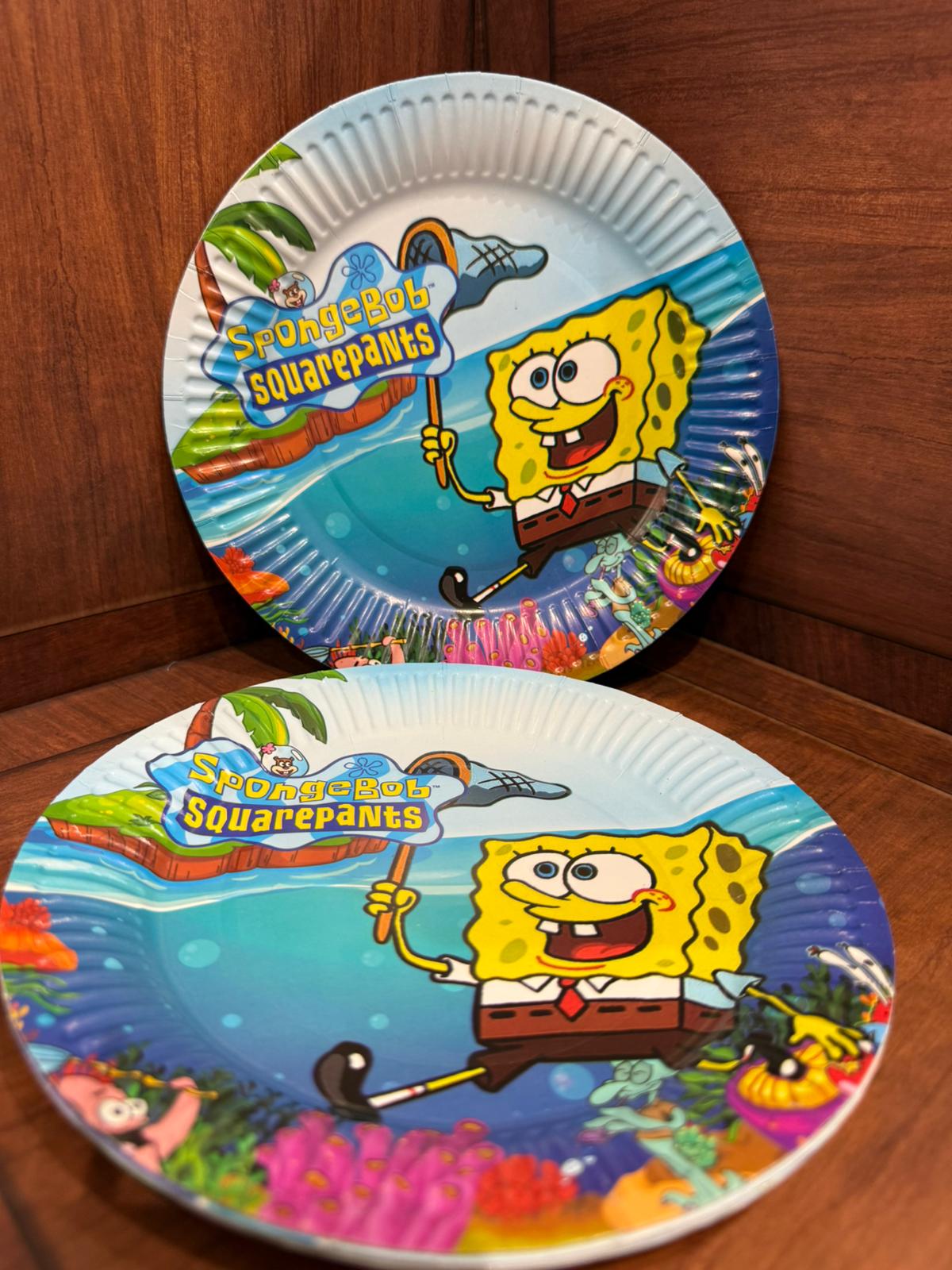 صحون سبونج بوب (10 صحون )