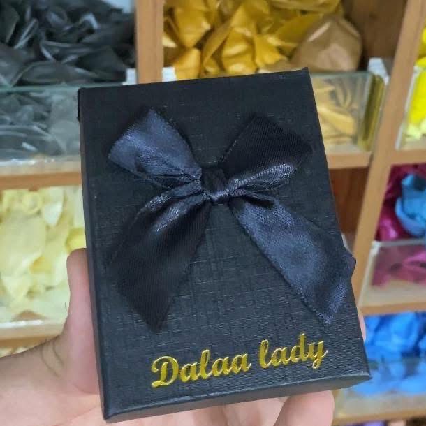 سنسال مع خاتم للام نوع ثقيل مغلف بعلبة كهدية