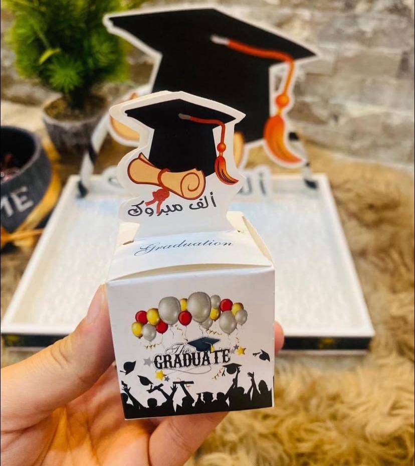 توزيعات كرتون لتخرج (50توزيعة)