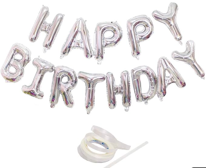 بالون احرف Happy Birthday