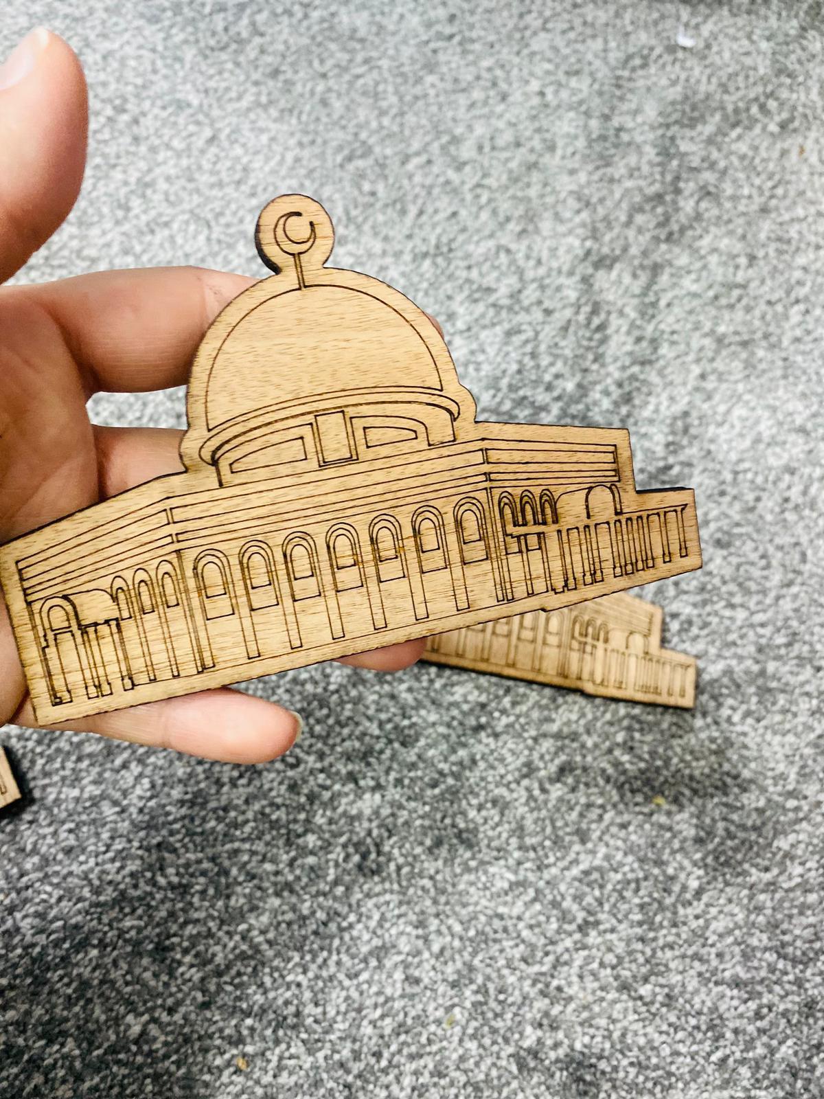 خشبة تلوين لاسراء والمعراج