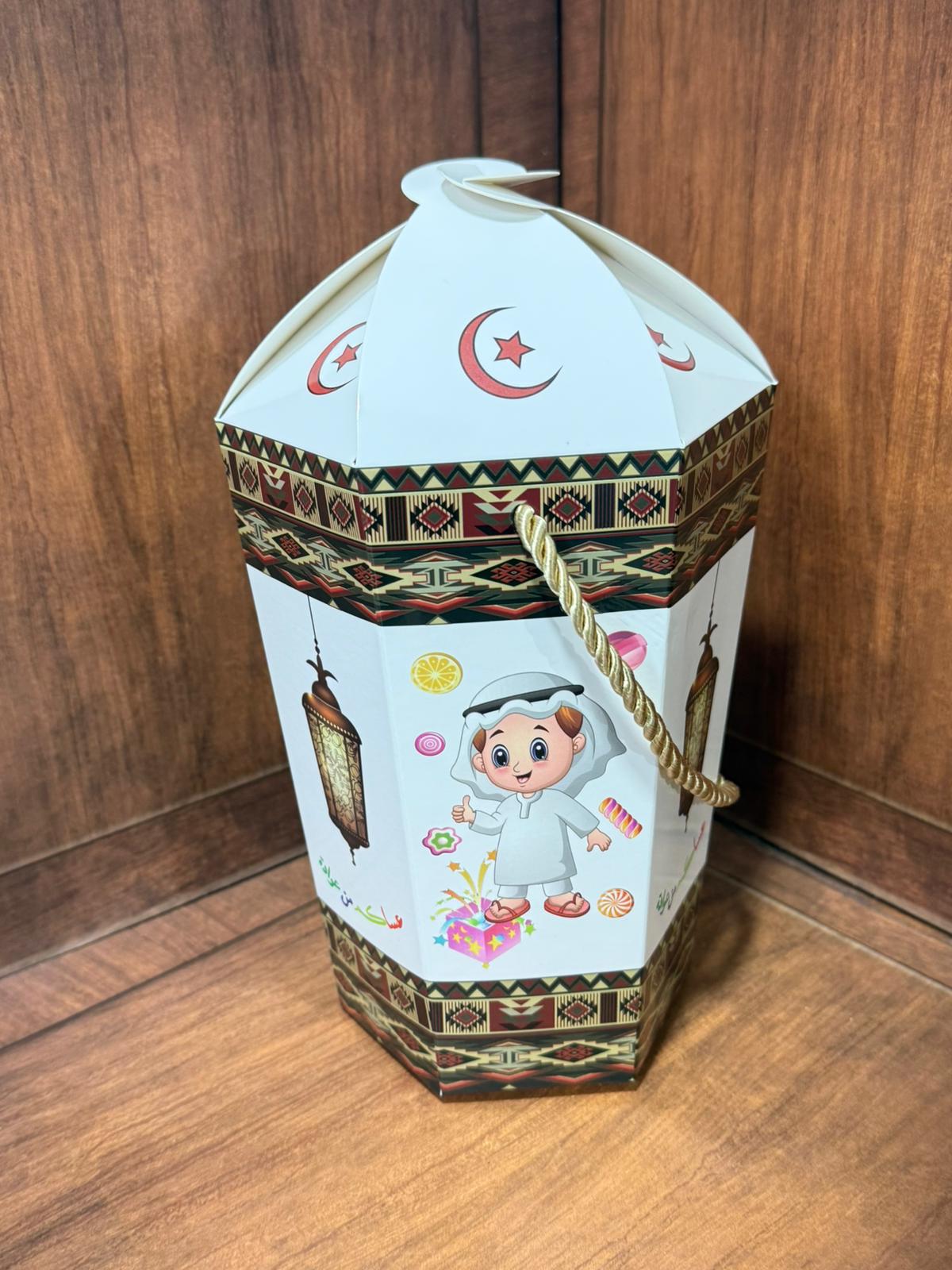 توزيعات كرتون سداسي حجم كبير (شكل ولد)