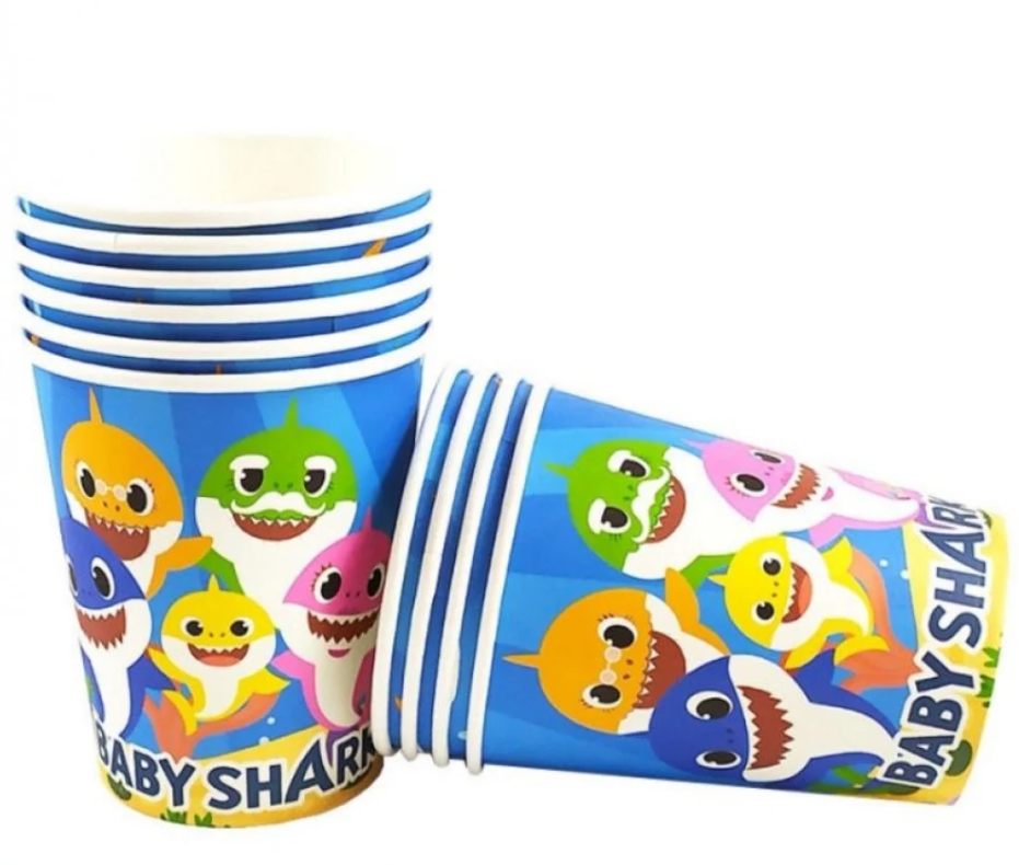 كاسات بيبي شارك (يحتوي على 10)