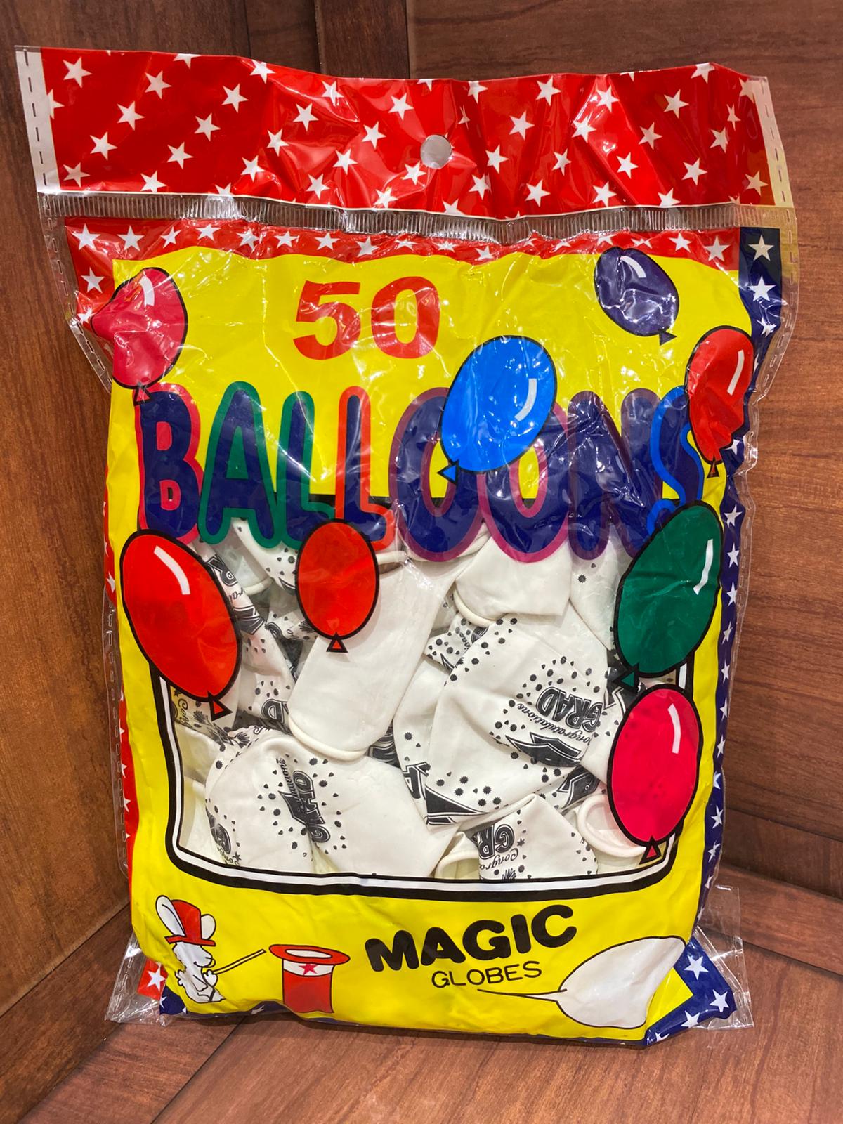 بالون مبطوع مبروك التخرج (50بالون)