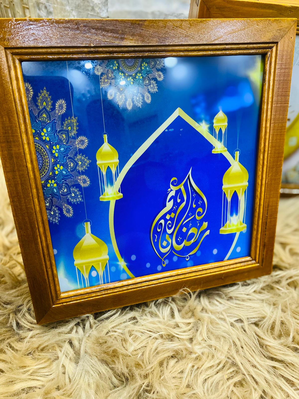 مضايف رمضان مقطعة خشب مع قزاز