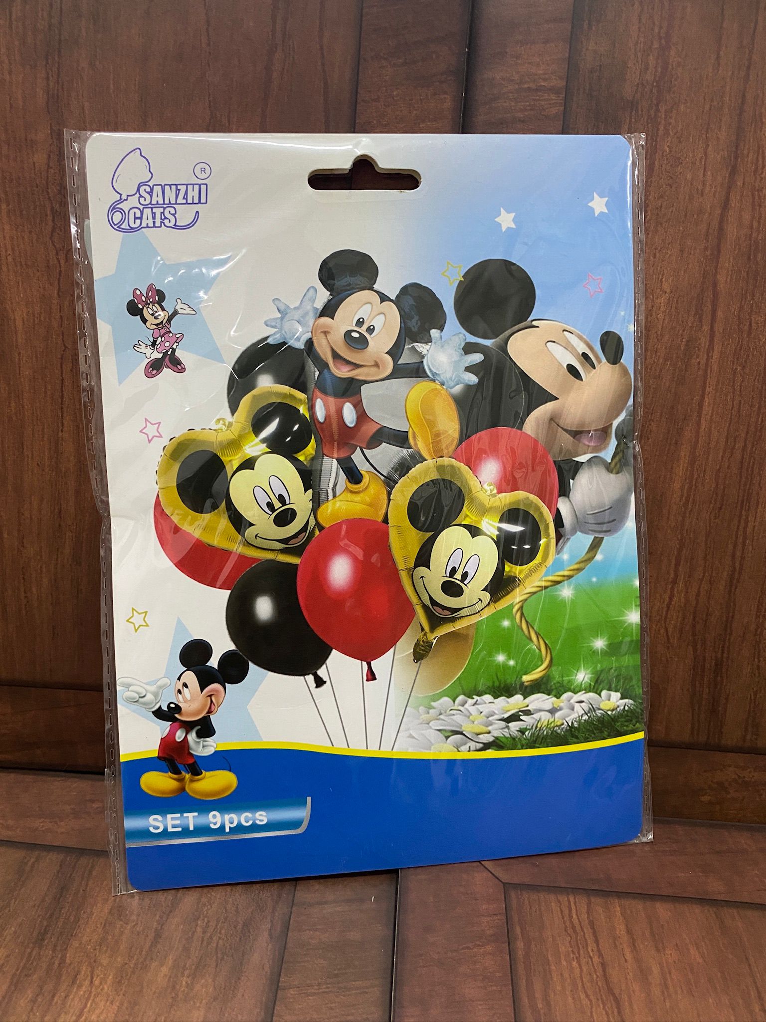 مجموعة بالون ميكي ماوس 9 قطع