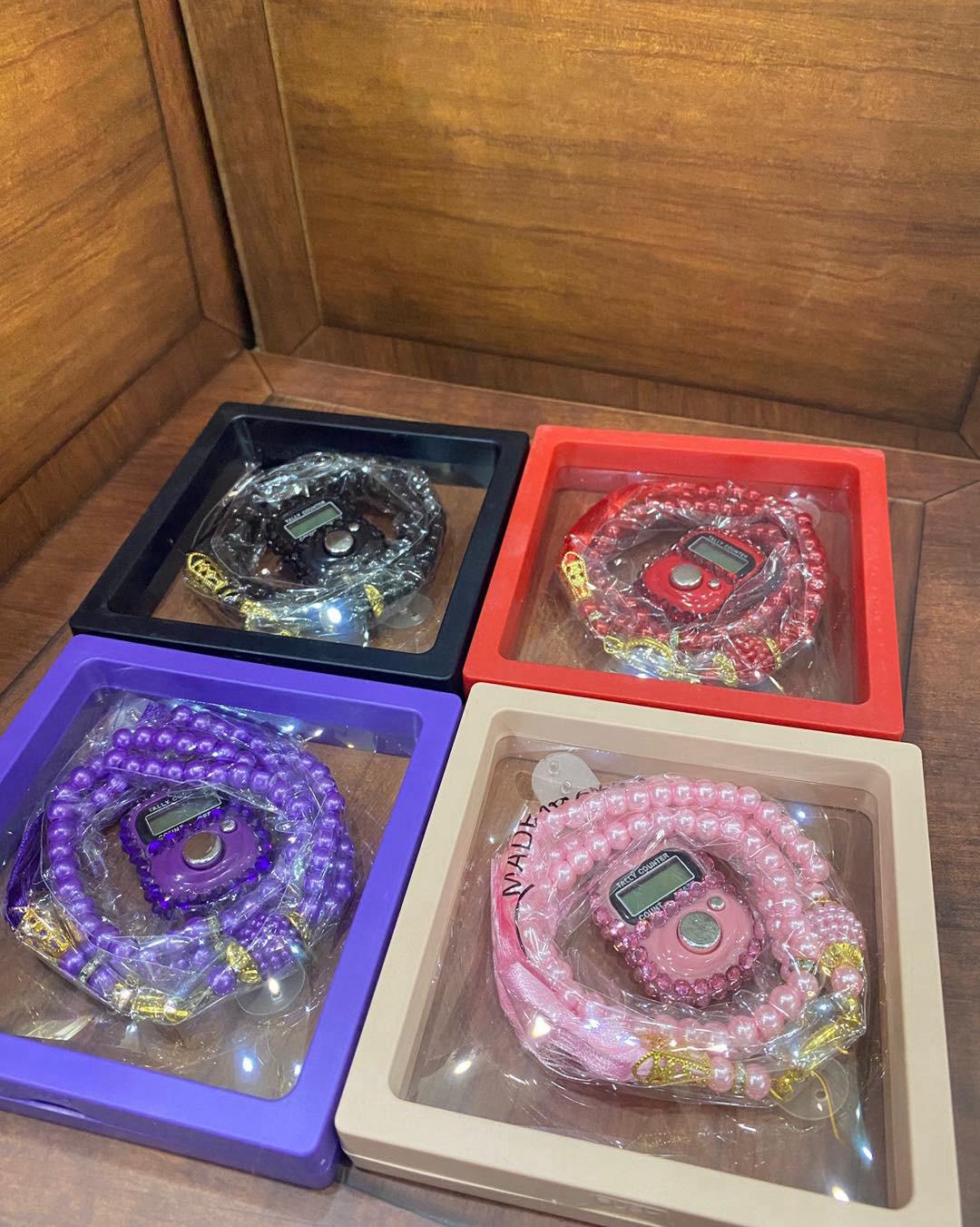 بكج مسبحة لولو مع مسابح الكترونية مزينة